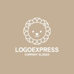 画像4: 可愛いライオンのキャラクターロゴ (4)