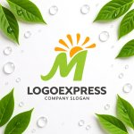 画像9: M字と昇る太陽の希望ロゴ (9)