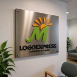 画像13: M字と昇る太陽の希望ロゴ (13)