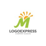 画像1: M字と昇る太陽の希望ロゴ (1)