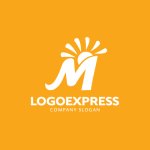 画像4: M字と昇る太陽の希望ロゴ (4)