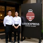 画像7: 和風の提灯と縄飾りのロゴ (7)