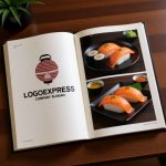 画像9: 和風の提灯と縄飾りのロゴ (9)