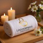 画像5: 優雅な曲線Bの黄金ロゴ (5)