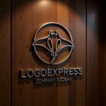 画像5: マンタの優雅なラインアートロゴ (5)