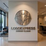 画像10: マンタの優雅なラインアートロゴ (10)