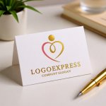 画像16: 人を育むハートの優雅なロゴ (16)