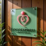 画像11: 人を育むハートの優雅なロゴ (11)