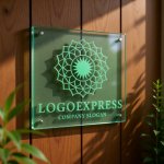 画像11: マンダラと輝く太陽を描いたエレガントなロゴ (11)