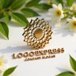 画像12: マンダラと輝く太陽を描いたエレガントなロゴ (12)