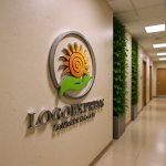 画像15: 太陽と手を組み合わせた希望のエコロジーロゴ (15)