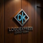 画像5: OKの文字を組み合わせた菱形ロゴ (5)