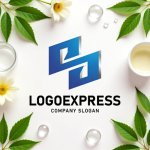 画像9: S字の連結とスピードを表すロゴ (9)