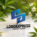 画像12: S字の連結とスピードを表すロゴ (12)