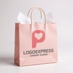 画像6: ハートを抱いたPの優しいロゴ (6)