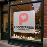 画像7: ハートを抱いたPの優しいロゴ (7)