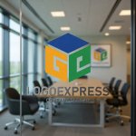 画像9: 「GE」の文字を配したカラフルキューブロゴ (9)