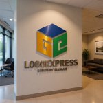 画像10: 「GE」の文字を配したカラフルキューブロゴ (10)