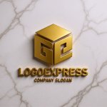 画像13: 「GE」の文字を配したカラフルキューブロゴ (13)