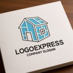 画像14: パズルのような家とテクノロジーのロゴ (14)