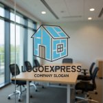 画像8: パズルのような家とテクノロジーのロゴ (8)