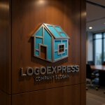 画像9: パズルのような家とテクノロジーのロゴ (9)