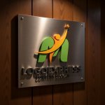 画像5: M字と星を目指す人の成長ロゴ (5)