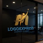 画像15: M字と星を目指す人の成長ロゴ (15)