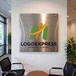 画像7: M字と星を目指す人の成長ロゴ (7)