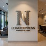 画像10: Nの文字とラインの信頼ロゴ (10)