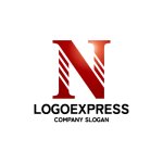 画像3: Nの文字とラインの信頼ロゴ (3)