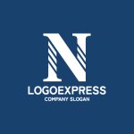 画像4: Nの文字とラインの信頼ロゴ (4)