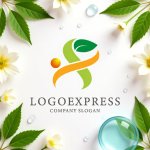 画像9: S字と人が織りなす生命と成長のロゴ (9)