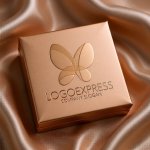 画像14: 透明感ある羽根の蝶のナチュラルロゴ (14)