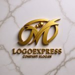 画像13: M字と人が躍動する希望と成長のロゴ (13)