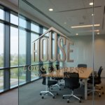 画像10: 「HOUSE」文字が融合した安定感ある家ロゴ (10)