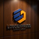 画像5: 「EJ」の文字を配した多面体キューブロゴ (5)