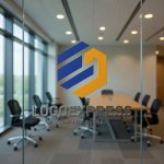 画像9: 「EJ」の文字を配した多面体キューブロゴ (9)