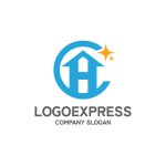 画像1: Hの家と輝きを包むC字の清潔ロゴ (1)