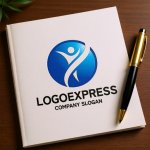 画像6: 躍動する人々とグローバルな成長ロゴ (6)