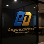 画像15: EDの文字が融合したスピード感あふれるロゴ (15)