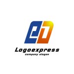 画像1: EDの文字が融合したスピード感あふれるロゴ (1)