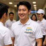 画像14: M字と波の爽やかモダンロゴ (14)