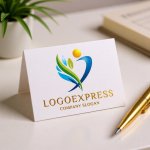 画像16: 健康と成長を育む人々のウェルネスロゴ (16)