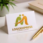 画像16: 人々の繋がりと成長を表すM字ロゴ (16)