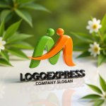 画像12: 人々の繋がりと成長を表すM字ロゴ (12)