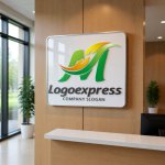 画像13: M字と葉っぱで包む人々の成長ロゴ (13)