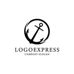 画像3: 錨と波が融合した信頼のマリンロゴ (3)