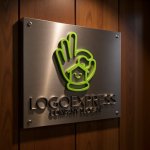 画像5: OKサインと笑顔の家を組み合わせた安心ロゴ (5)