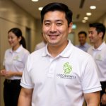 画像14: OKサインと笑顔の家を組み合わせた安心ロゴ (14)